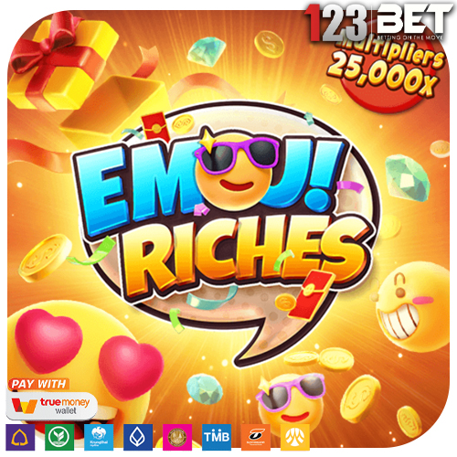 Emoji Riches สล็อตธีมอีโมจิ เล่นง่าย โบนัสแตกหนักจัดเต็ม