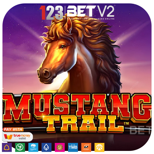 Mustang Trail ตื่นตะลึงและขี่มัสแตงไปตามเส้นทาง